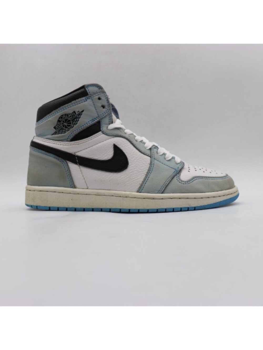 Nike Jordan 1 Retro High OG Men's Size 8 University Blue Sneakers 555088-134